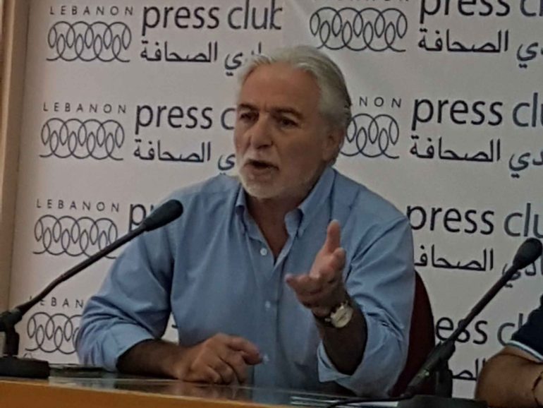 Press conference with the lebanese information technology syndicate