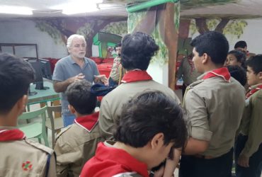 Workshop and Ecoserv site visit for Scout Des Apotres