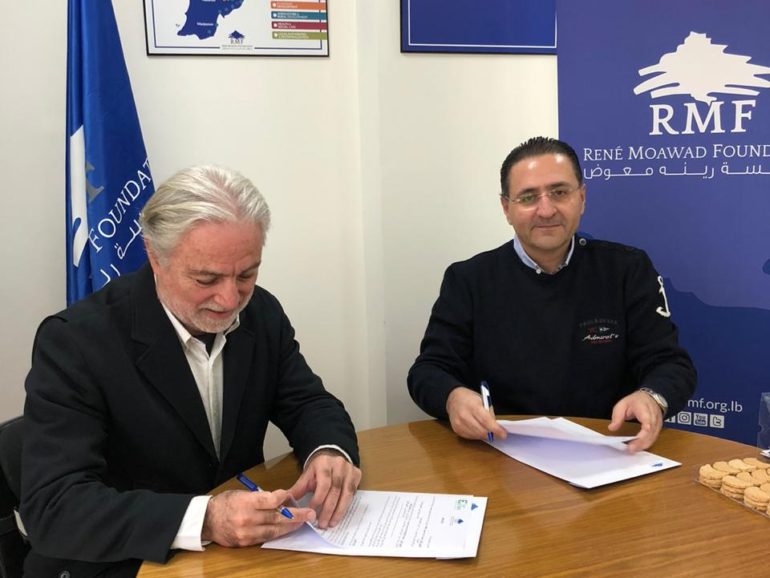 MOU Signature between Rene Moawad Foundation and Ecoserv